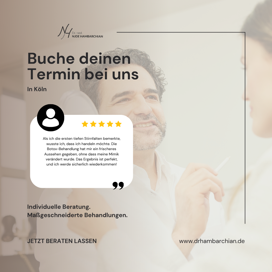 Plastische Chirurgie Hamburg - Dr. med Njde Hambarchian Facebook ad: Natürlich schön, Ästhetische Behandlungen in Köln