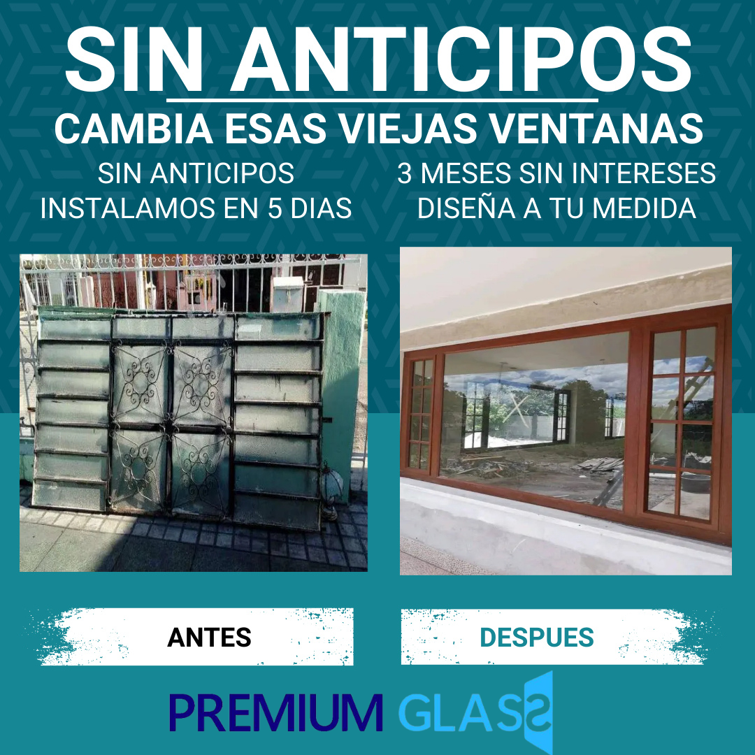 Aluminios, Vidrio y Herrería Premium Glass Yucatán Facebook ad from Jun 12, 2024