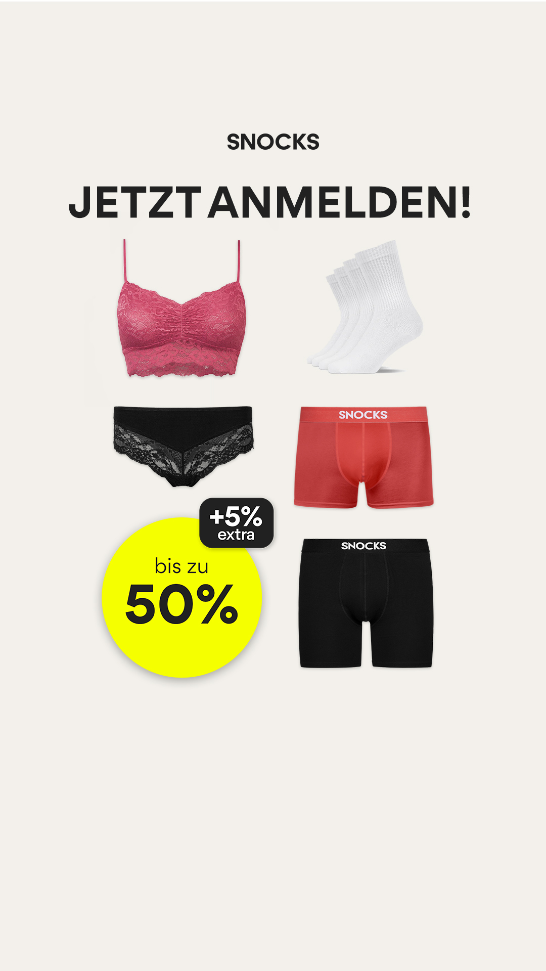 Snocks Facebook ad