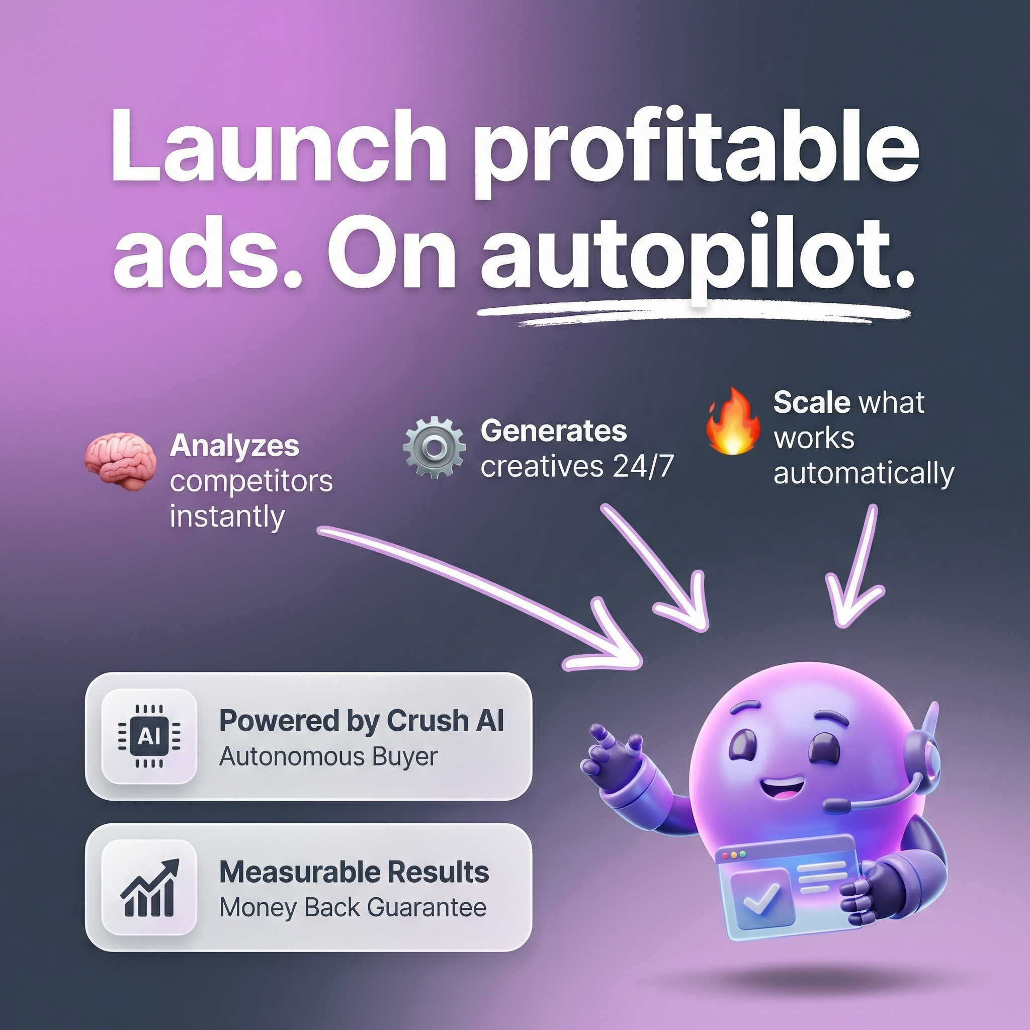 trycrush.ai Facebook ad