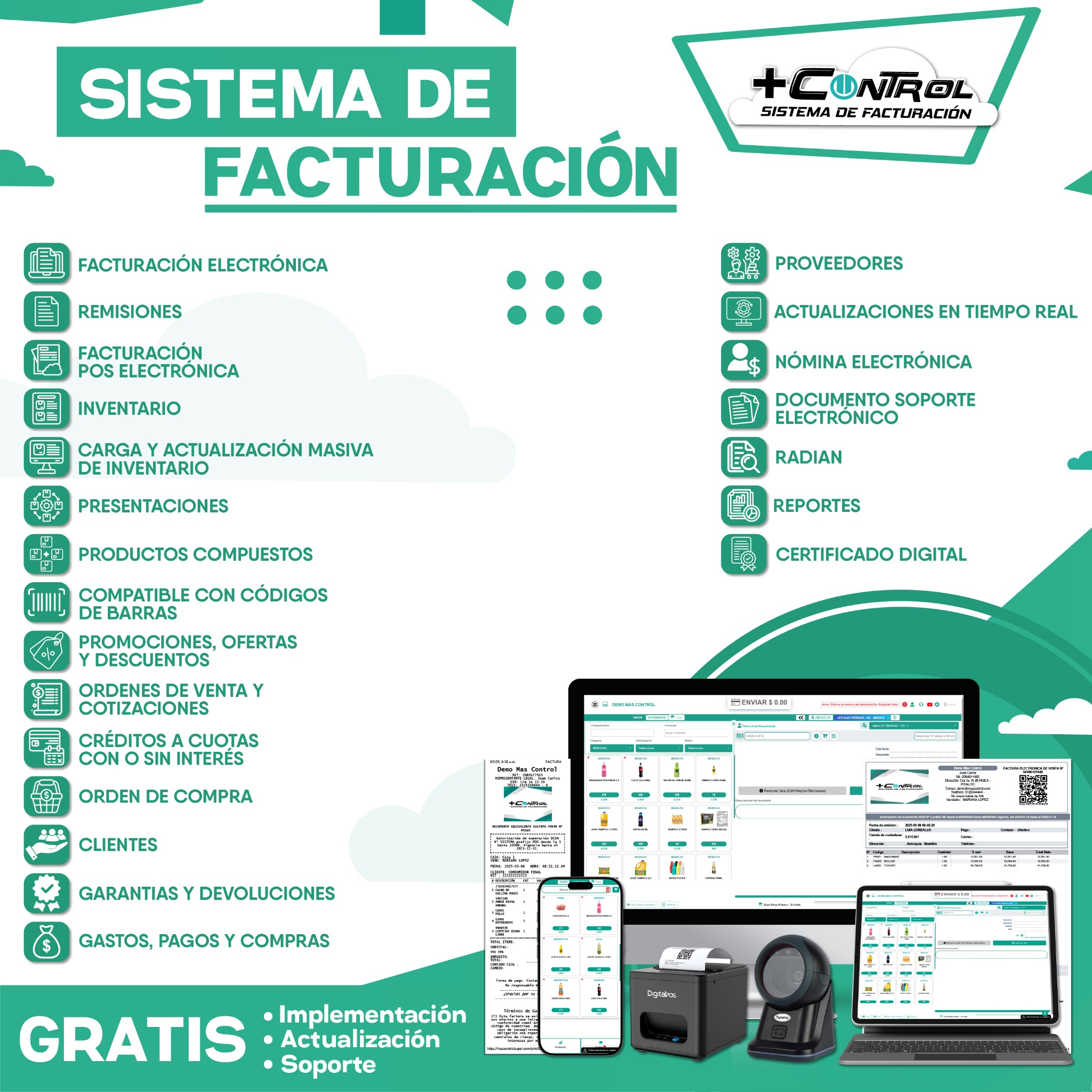 Mas Control Sistema De Facturación Facebook ad