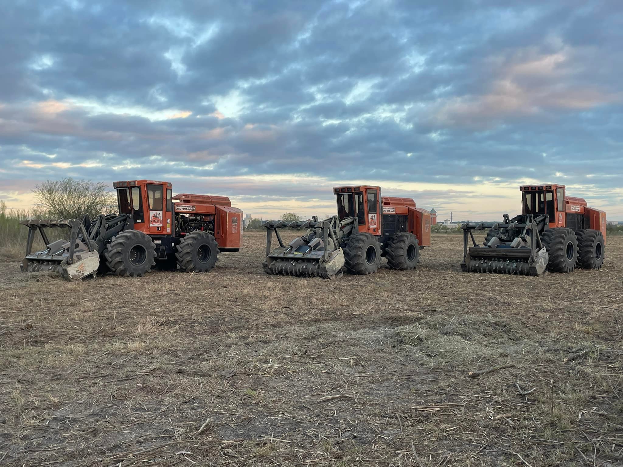 Pierce Land Clearing Facebook ad