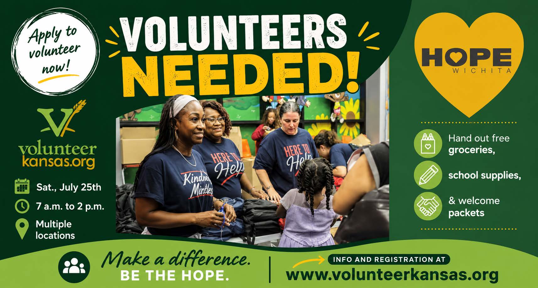 Volunteer Kansas Facebook ad