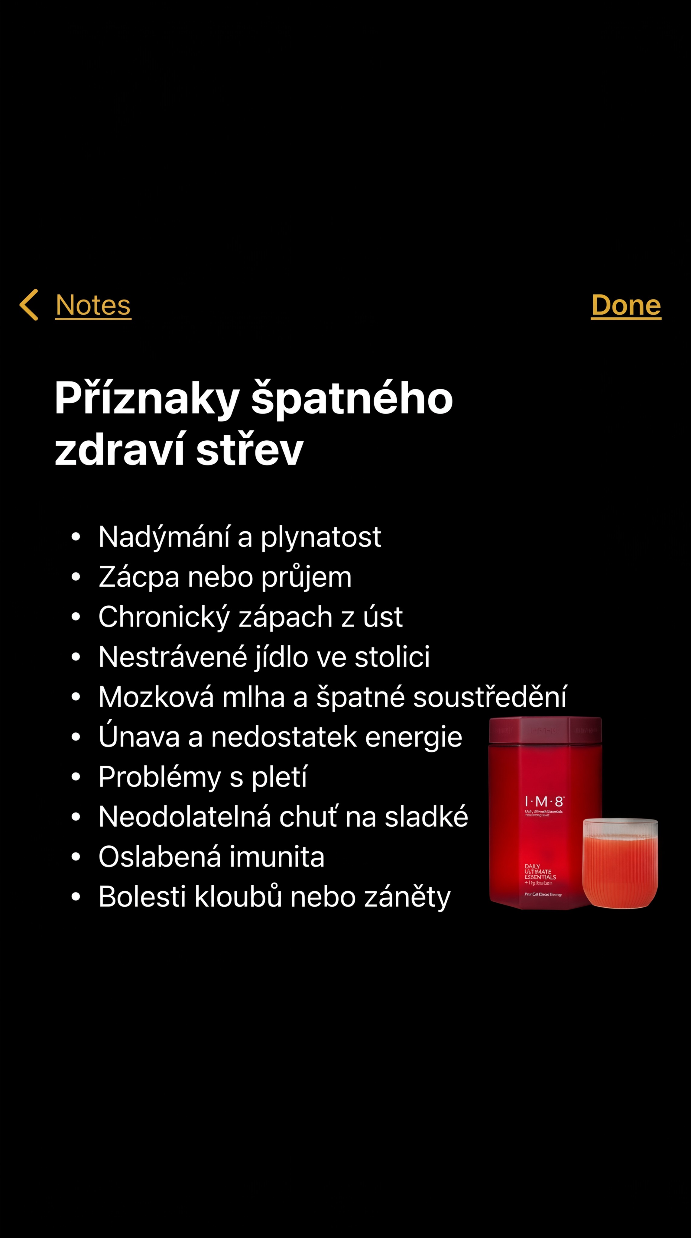 IM8 Health Global Facebook ad