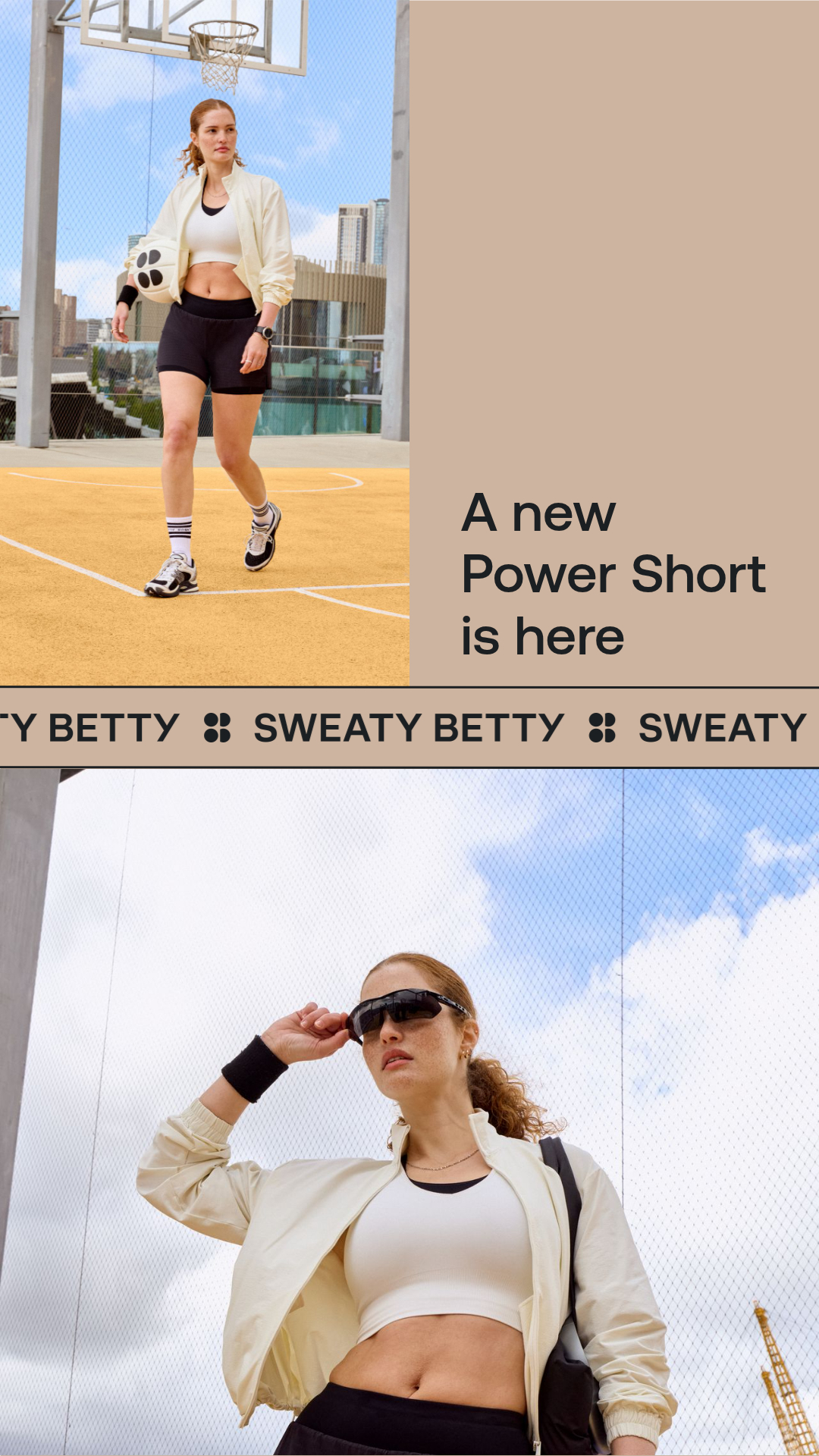 Sweaty Betty Facebook ad