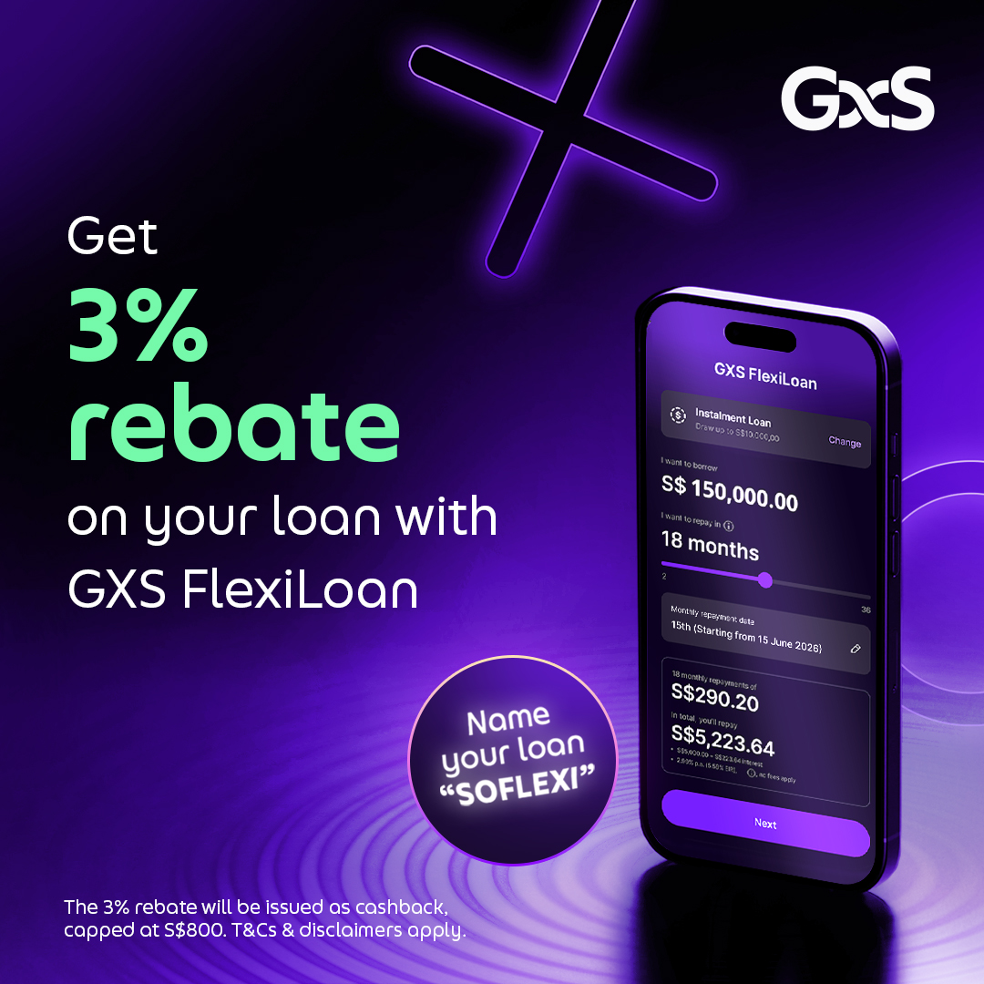 GXS Bank Facebook ad