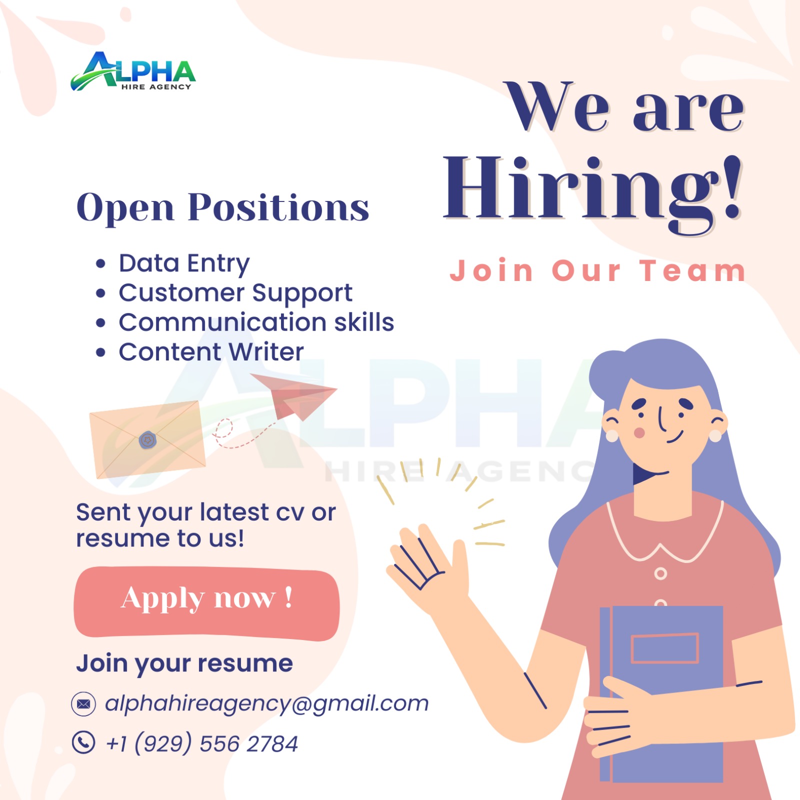 Alpha Hire Agency Facebook ad