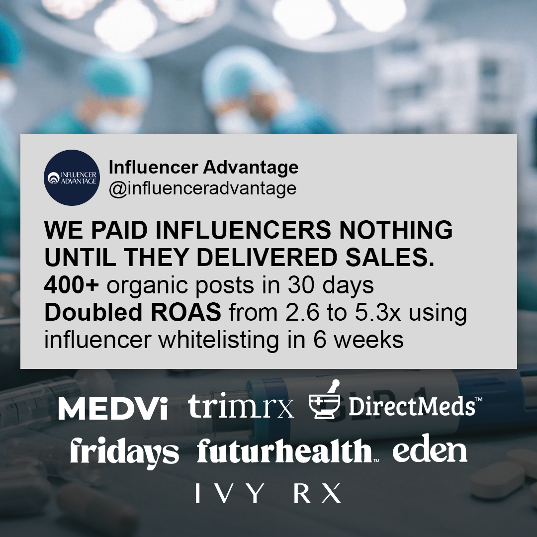 Influencer Advantage Facebook ad