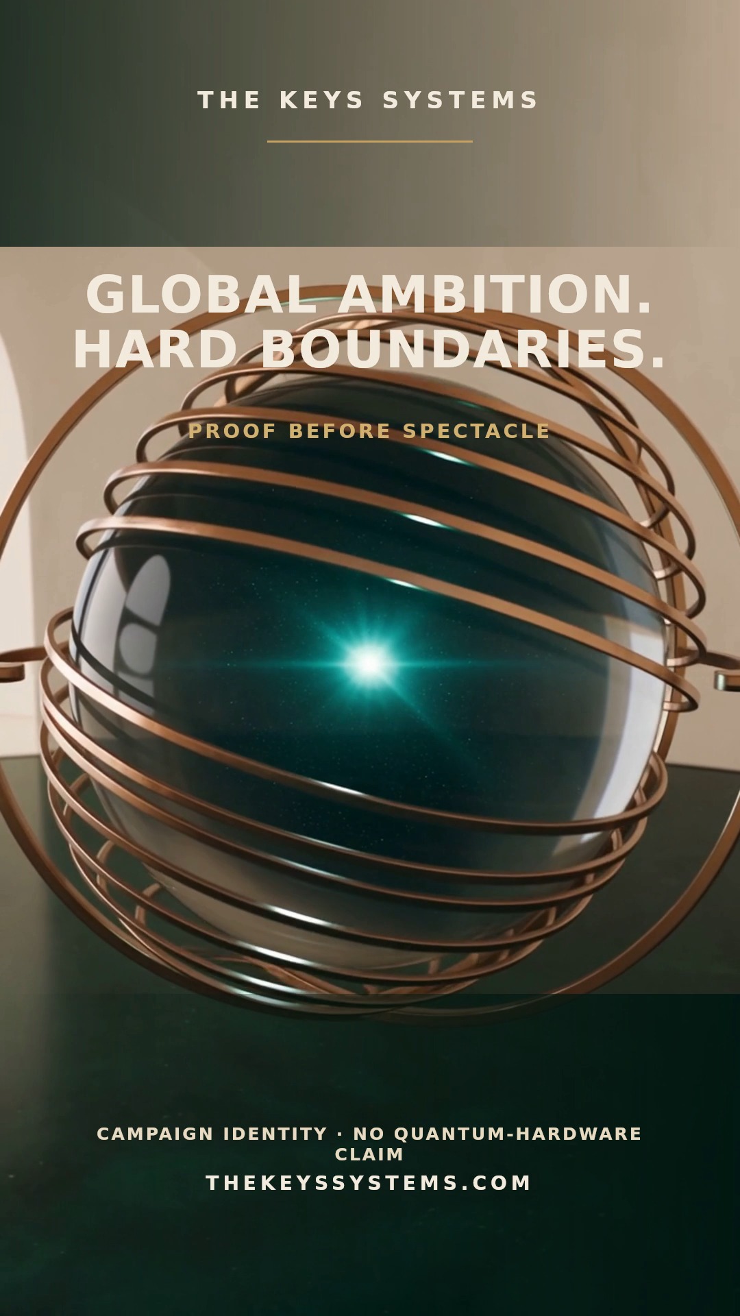 The Keys Records Facebook ad: QUANTUM GLOBAL AI