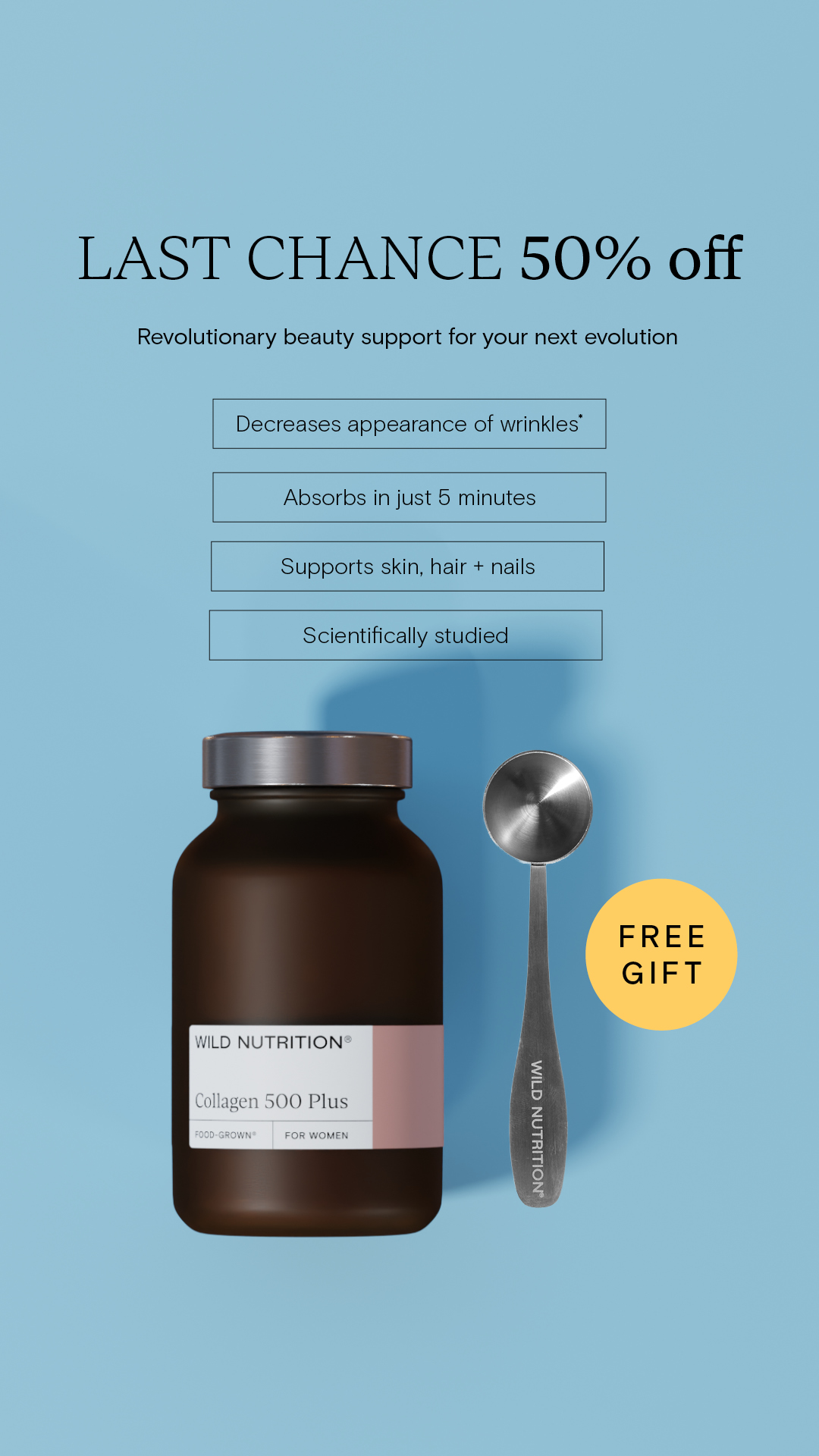 Wild Nutrition Facebook ad