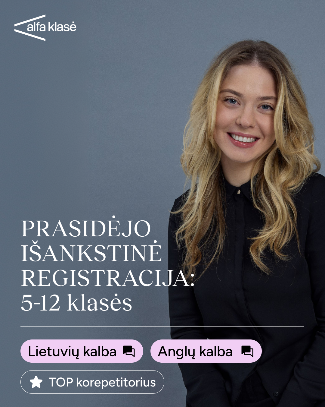 Alfa Klasė Facebook ad