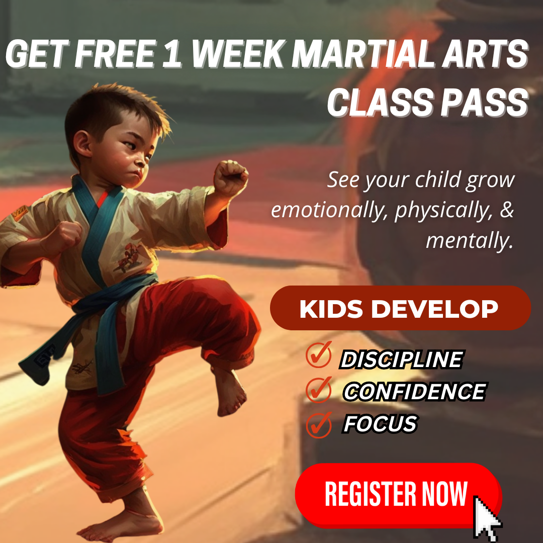Shihan Marc's Karate Academy Facebook ad: Want a FREE 1-Week, Kids Martial Arts Class Pass?