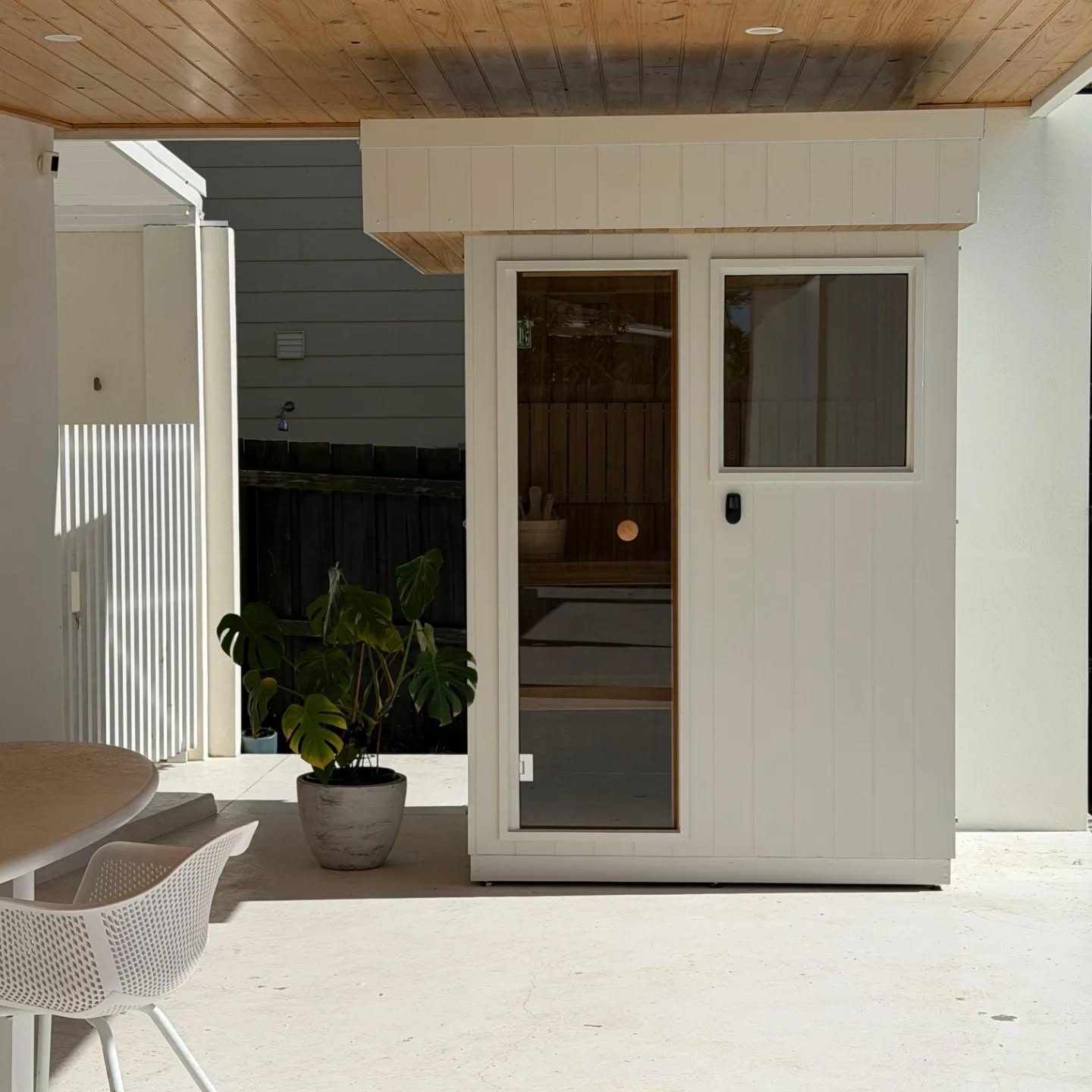 Southern Cross Sauna Company Facebook ad: Phenomenal outcome for our customer with this beautiful…