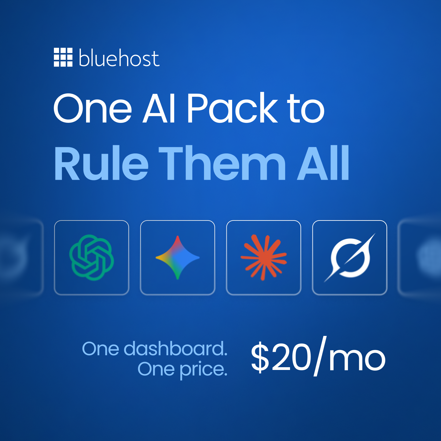 Bluehost Facebook ad