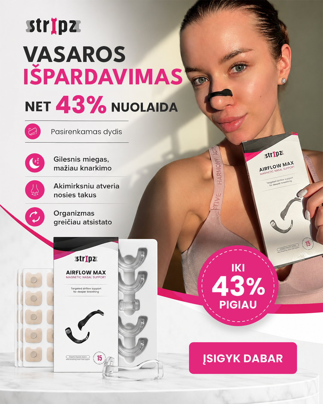 Stripz Facebook ad