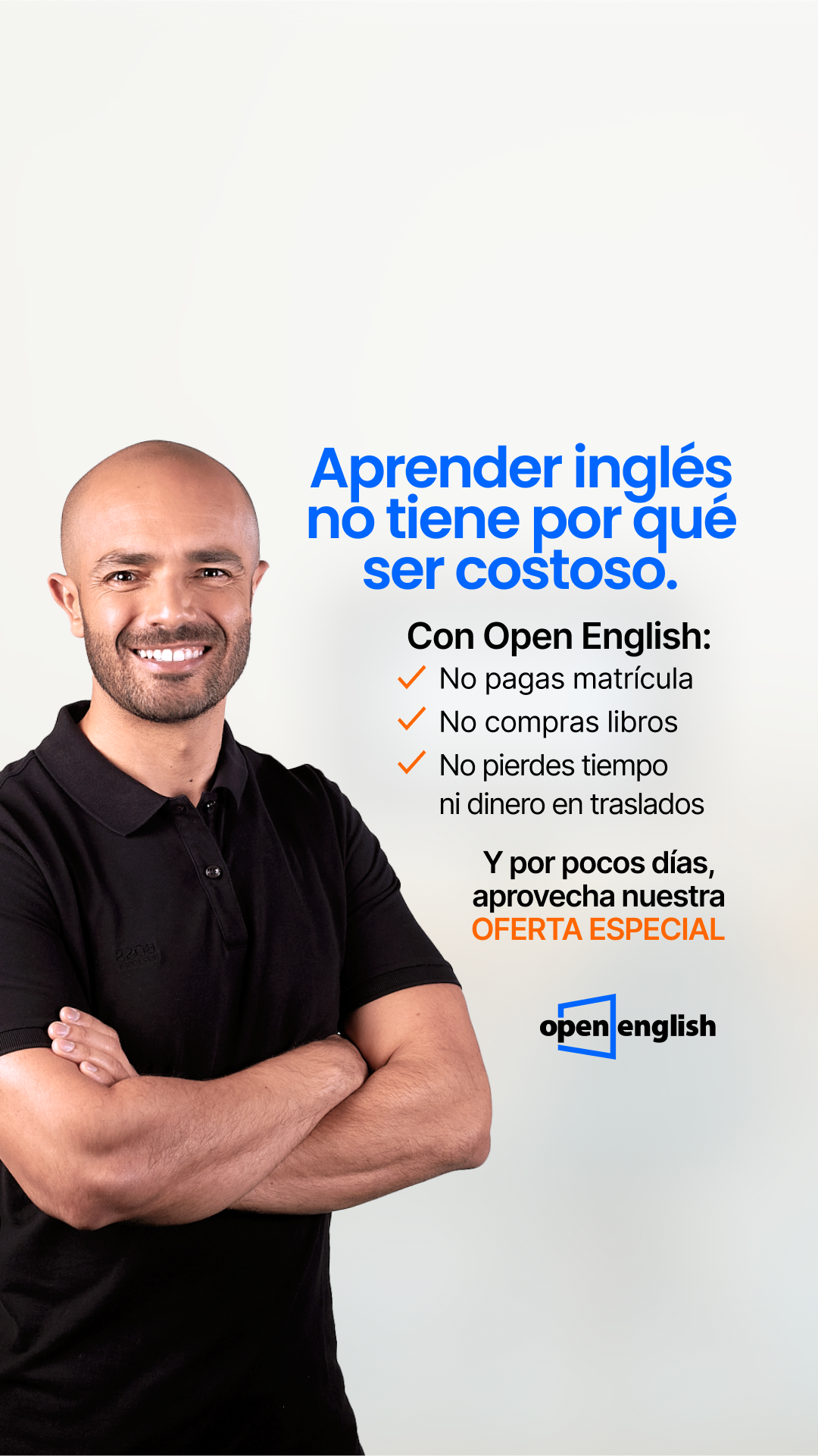 Open English Facebook ad