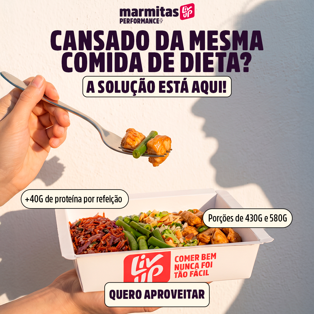 Liv Up Facebook ad: Sua rotina merece praticidade