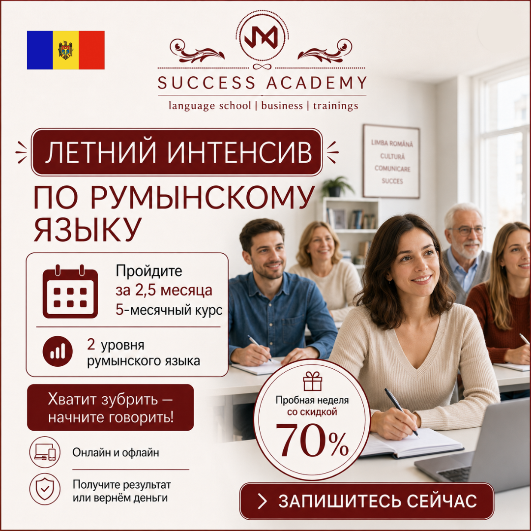 Success Academy Language School- Академия Успеха Facebook ad: Запишитесь на пробную неделю