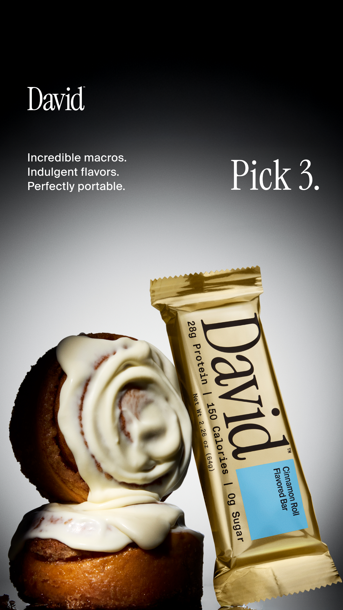 David Protein Facebook ad