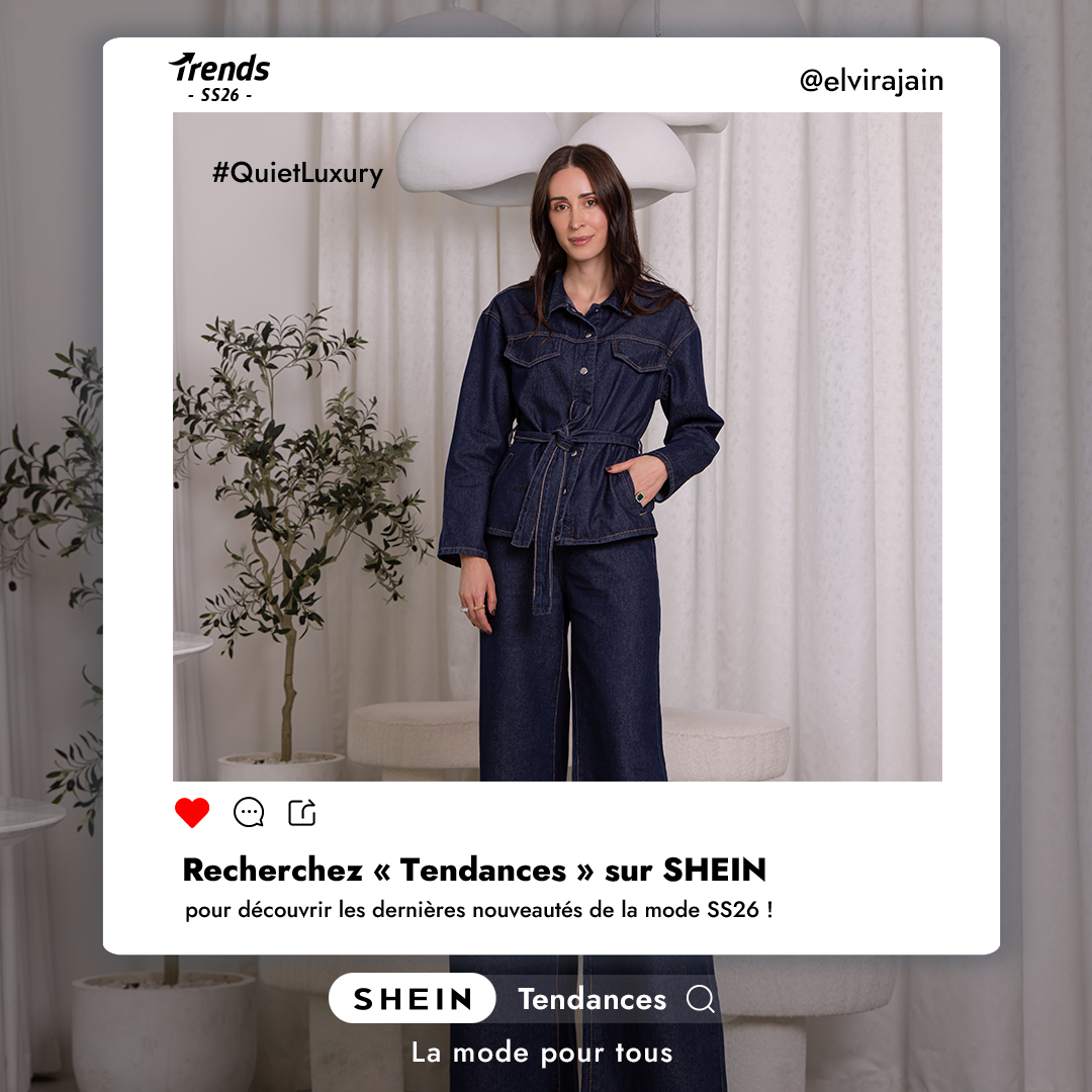 SHEIN France Facebook ad: Recherchez « Tendances » sur SHEIN pour découvrir…