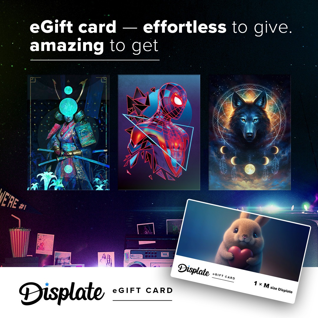 Displate Facebook ad
