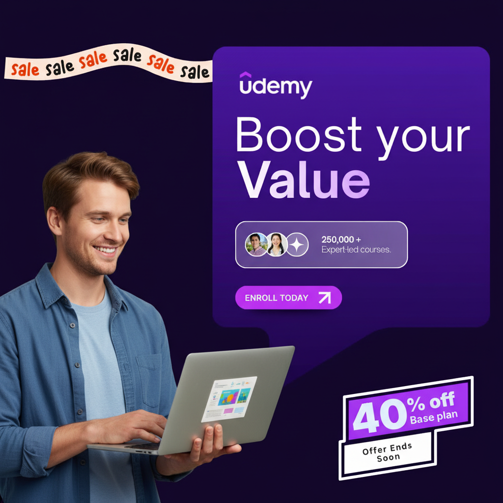 Udemy Facebook ad