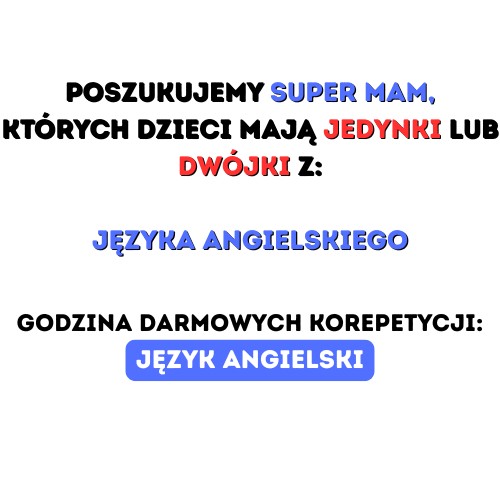 Professional Tutoring - Wyciągamy z największych edukacyjnych problemów Facebook ad: Darmowe korepetycje, zapisz się!