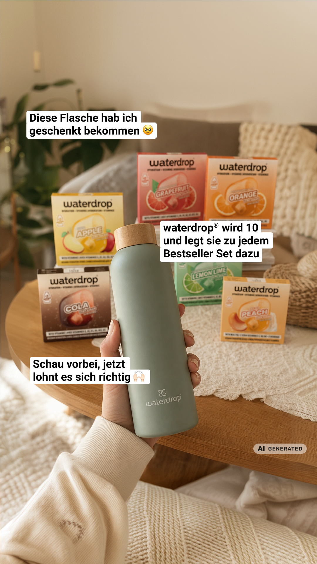 waterdrop Facebook ad