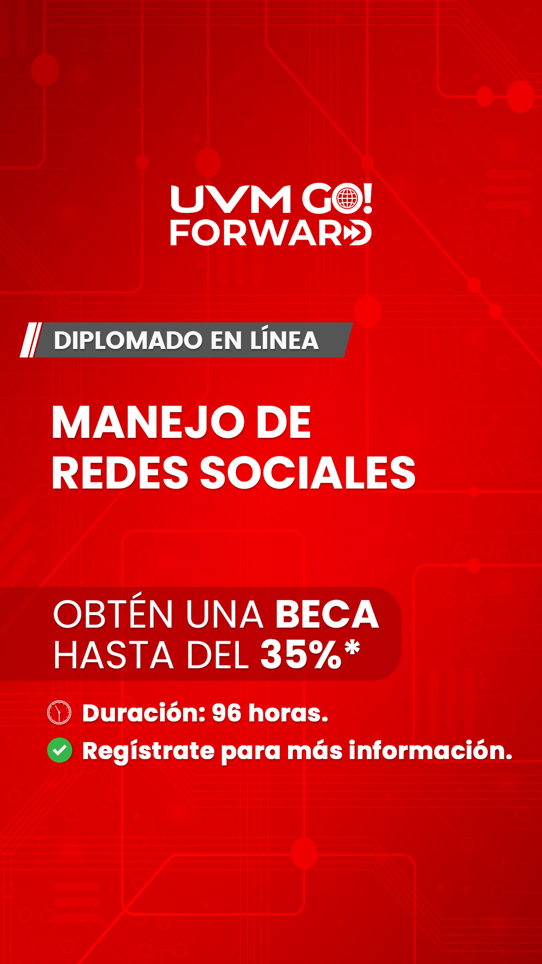 UVM Campus en Línea Facebook ad