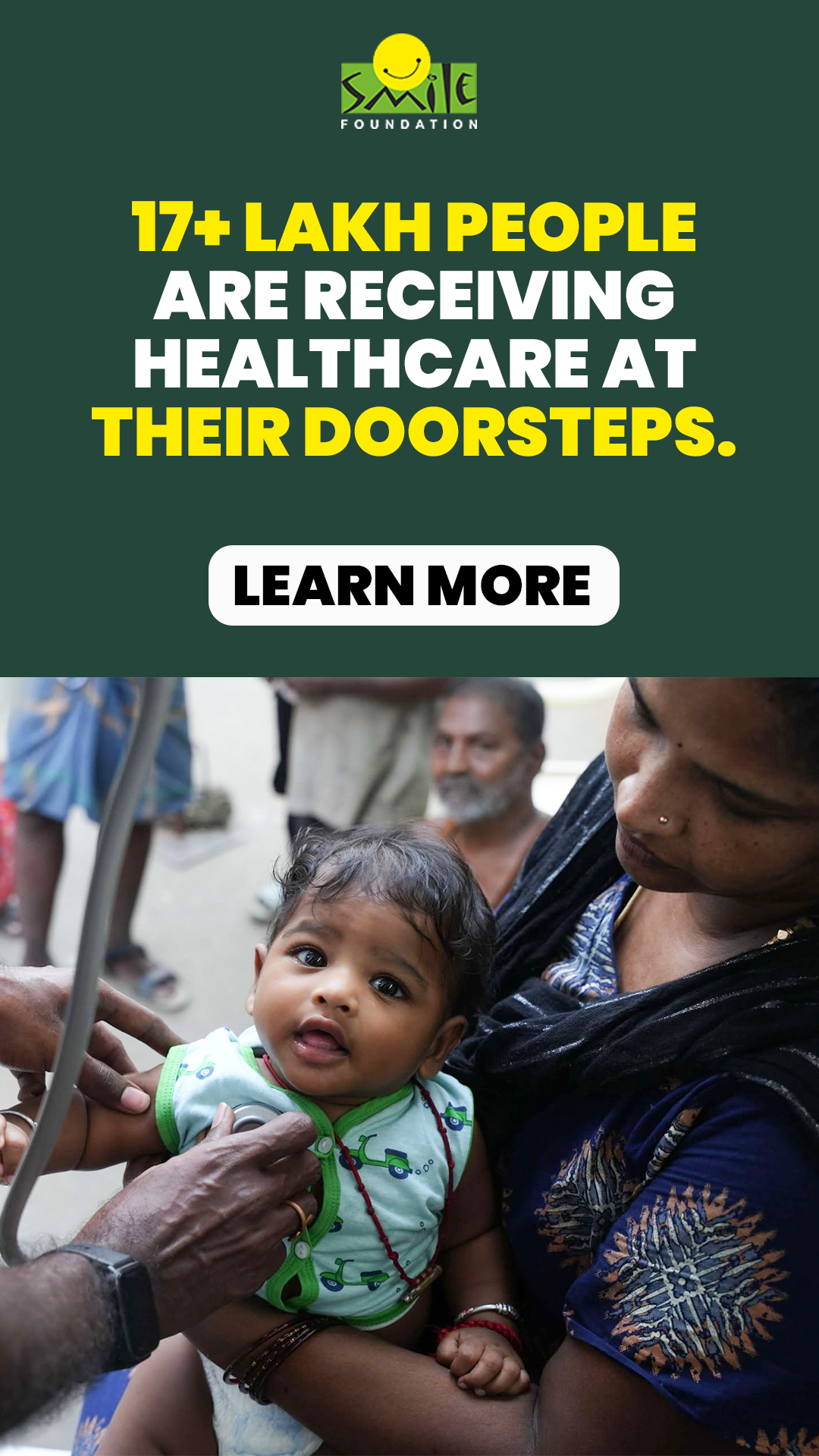 smilefoundation Facebook ad