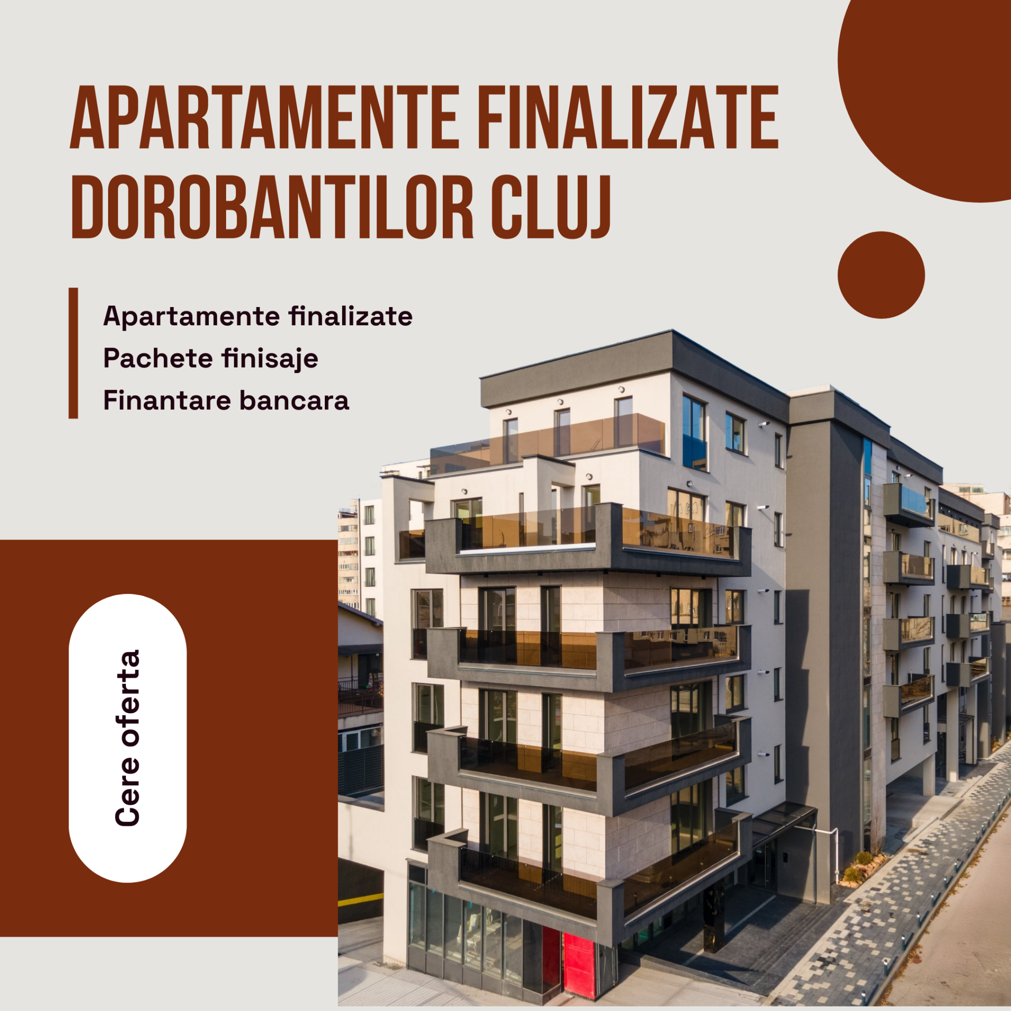 Estate Hub Facebook ad: Apartamente noi strada Dorobanților Cluj