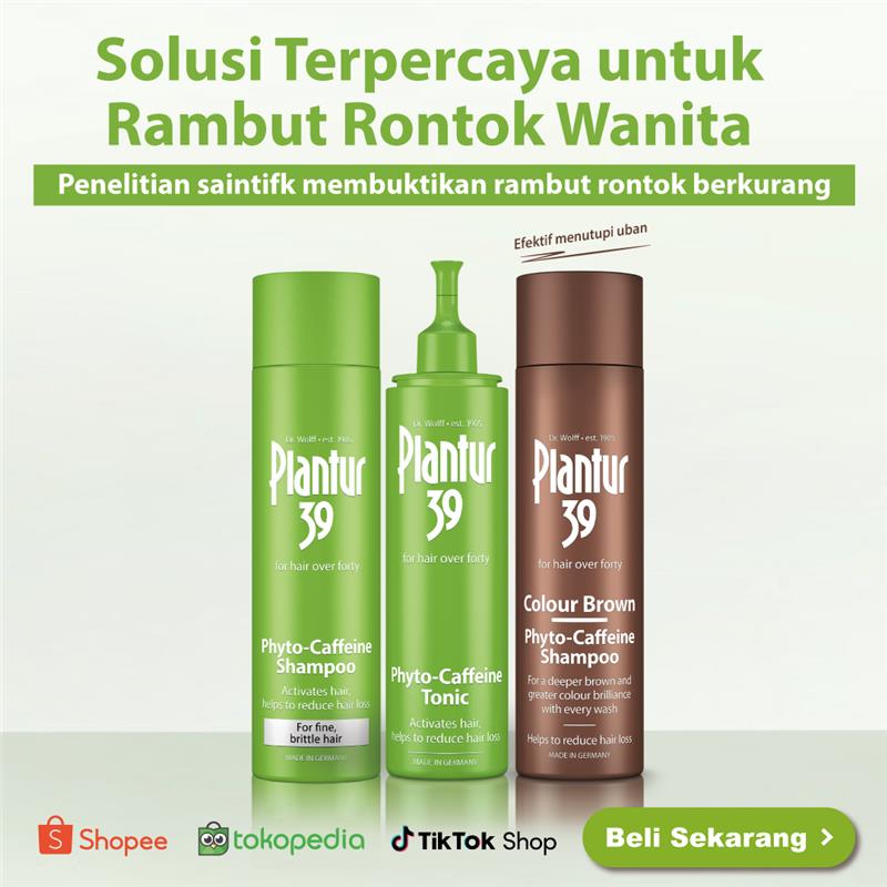 Plantur 39 Facebook ad: Rambut Rontok? Saatnya Lawan dari Akar