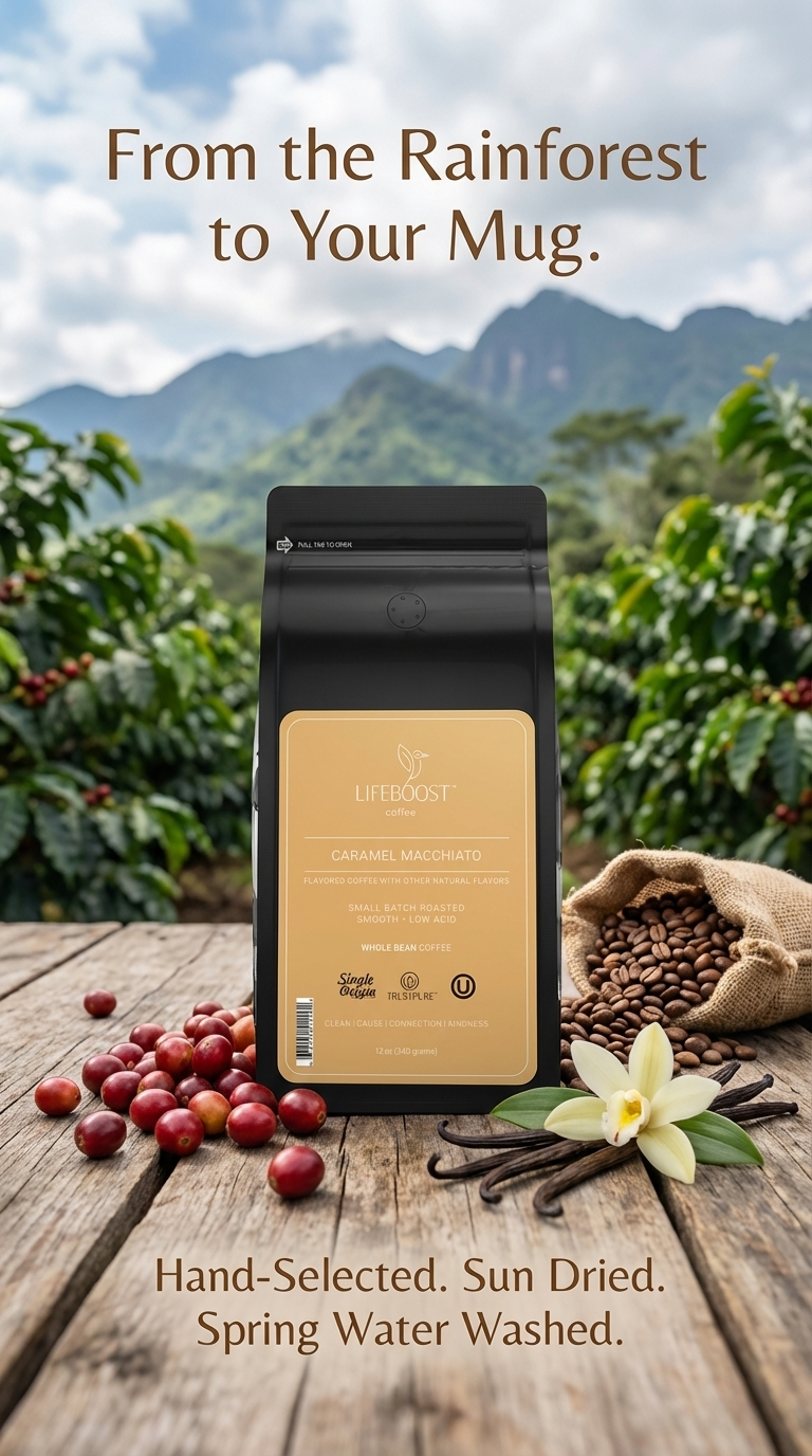 Lifeboost Coffee Facebook ad