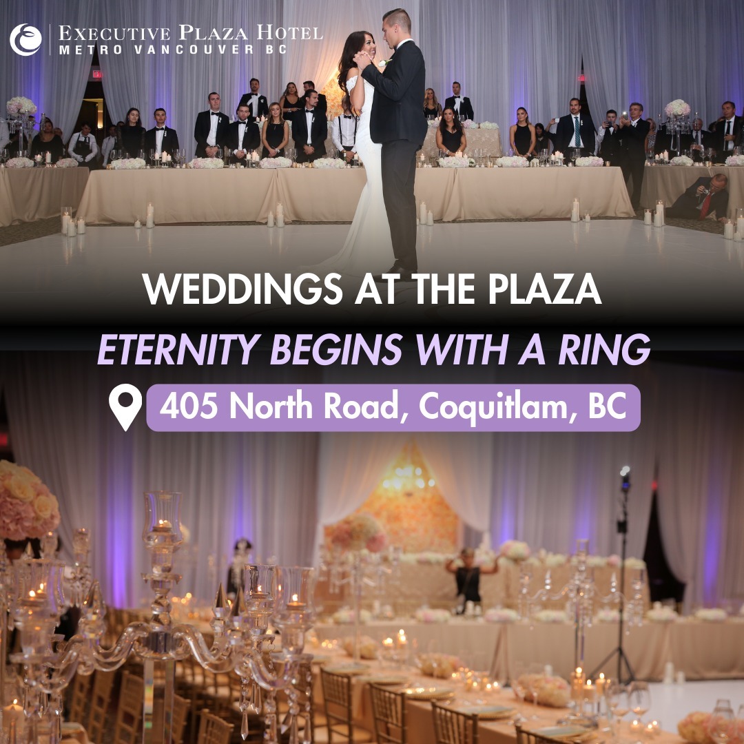 Executive Plaza Hotel Metro Vancouver Facebook ad: Make your wedding day truly unforgettable at the…