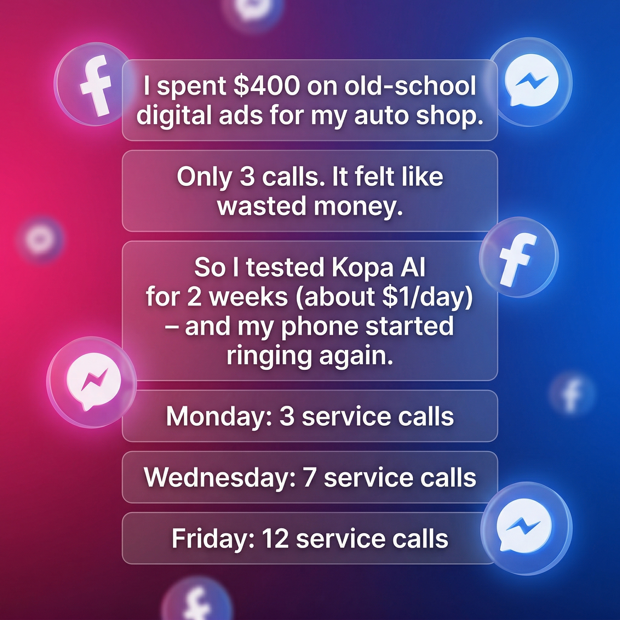 kopa.ai Facebook ad
