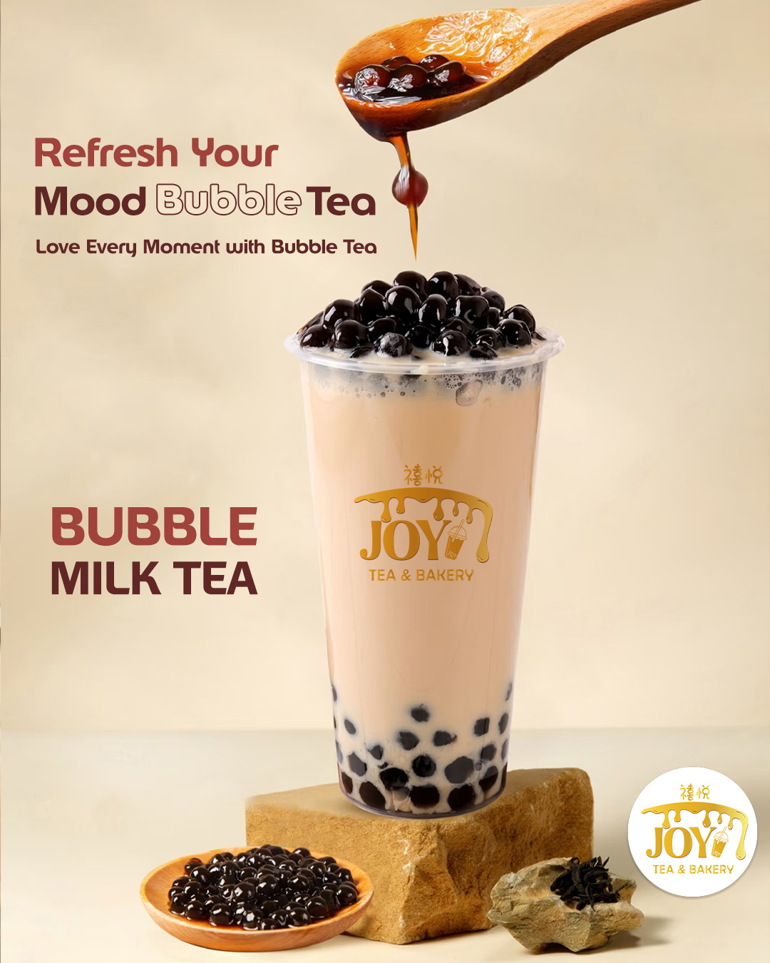 Joy Bakery & Coffee Shop Facebook ad from Mar 6, 2026