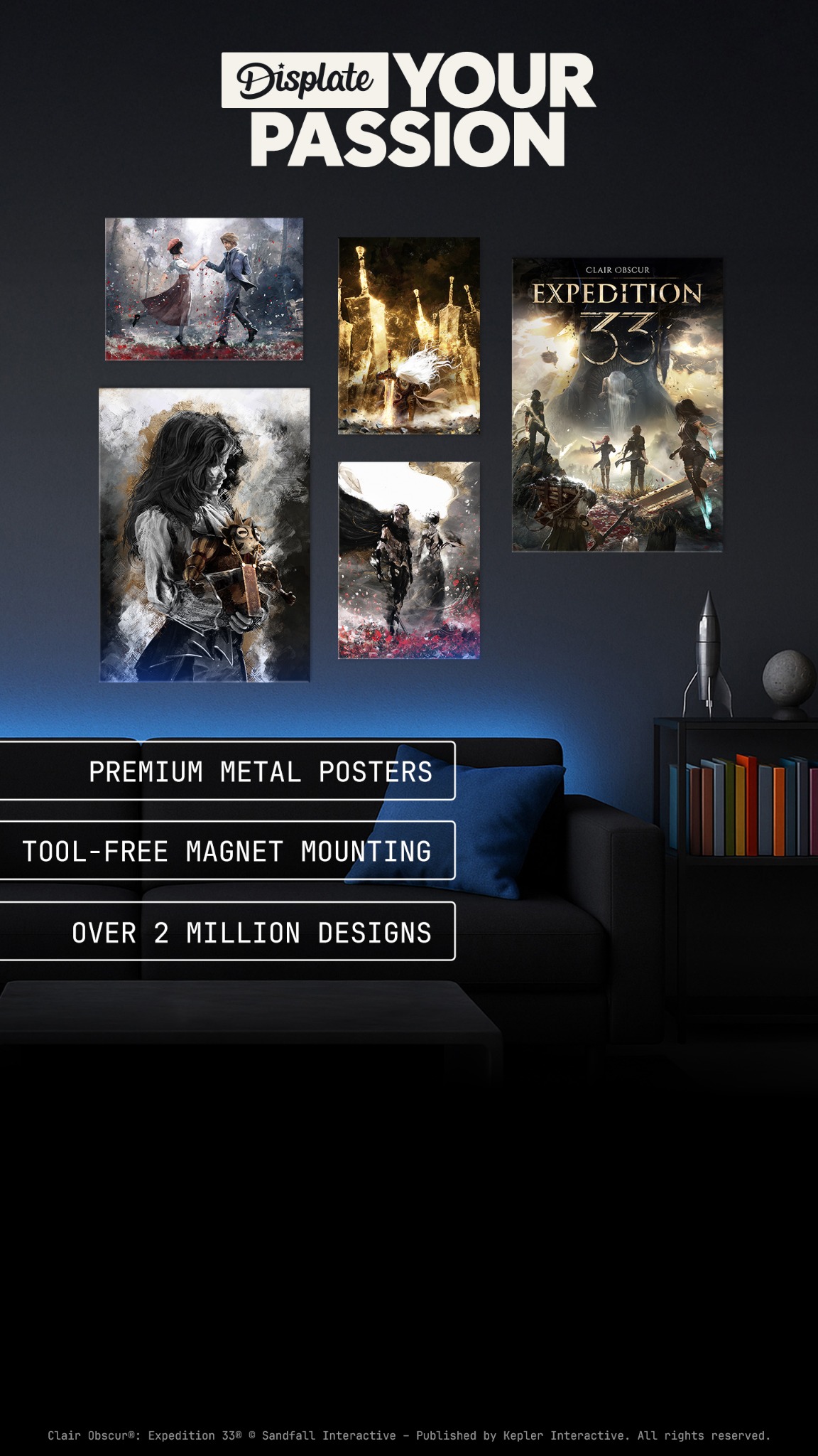 Displate Facebook ad