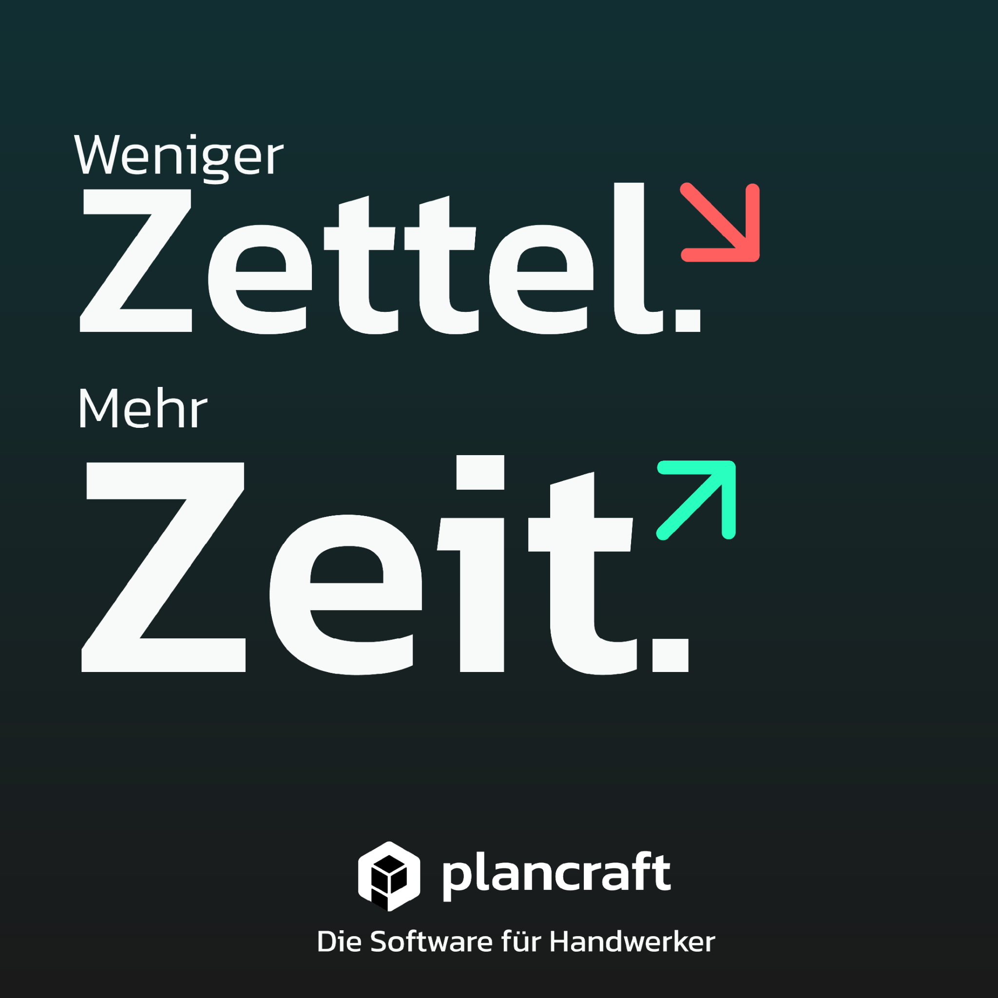 Plancraft - Einfache Handwerkersoftware Facebook ad