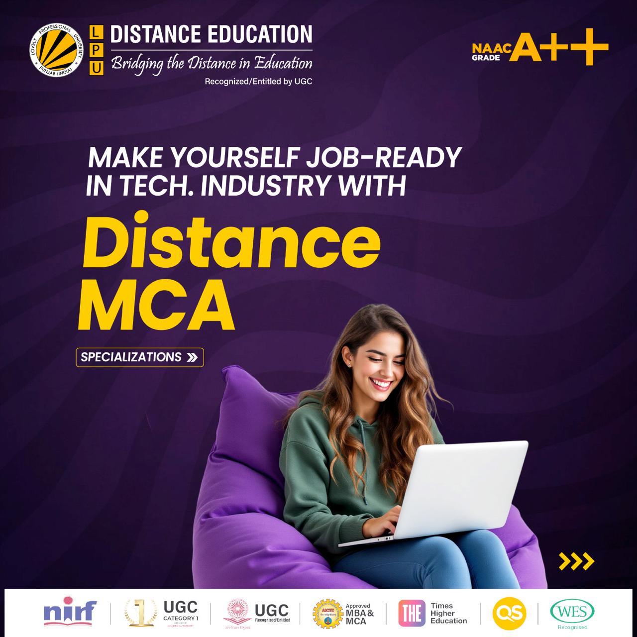 LPU Distance Education Facebook ad: Transform your career with LPU Distance Education!