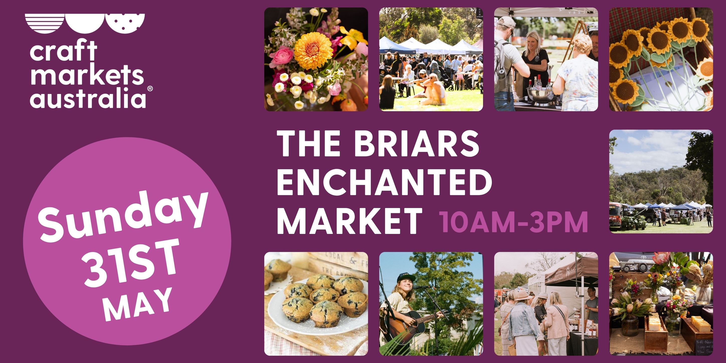 Craft Markets Australia Facebook ad: The Briars Enchanted Market