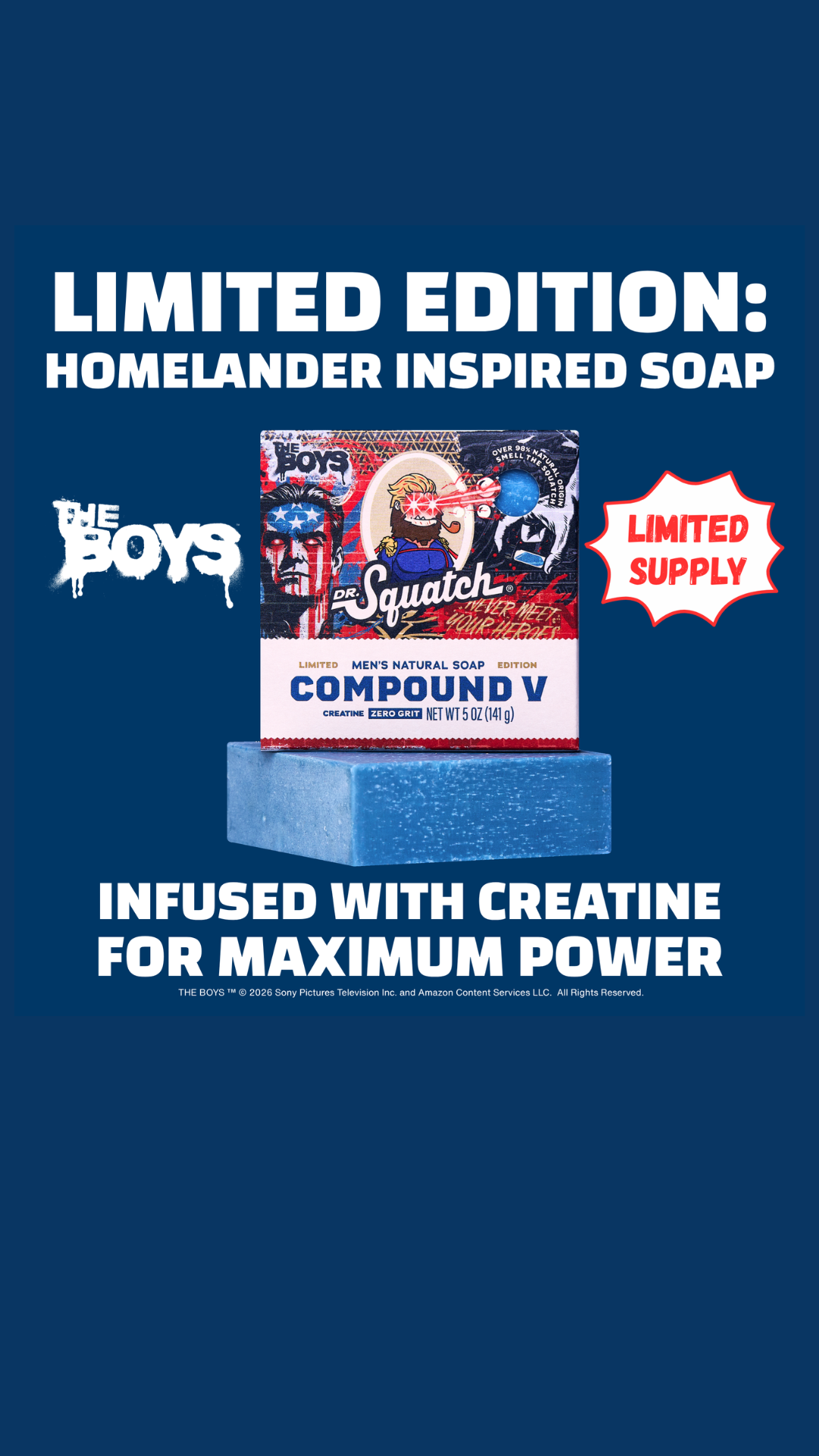 Dr. Squatch Facebook ad