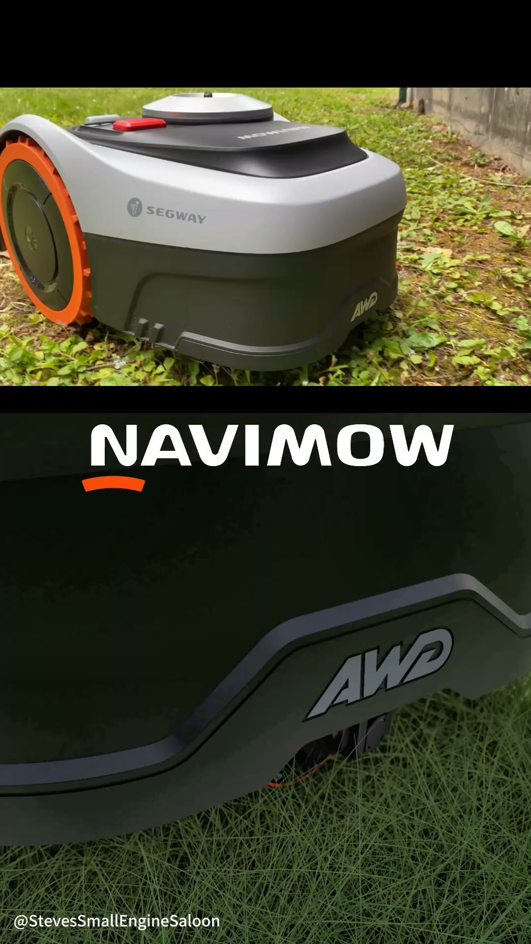 Segway Navimow Facebook ad: i2 AWD Series, Smart & Powerful Robotic Lawn Mower