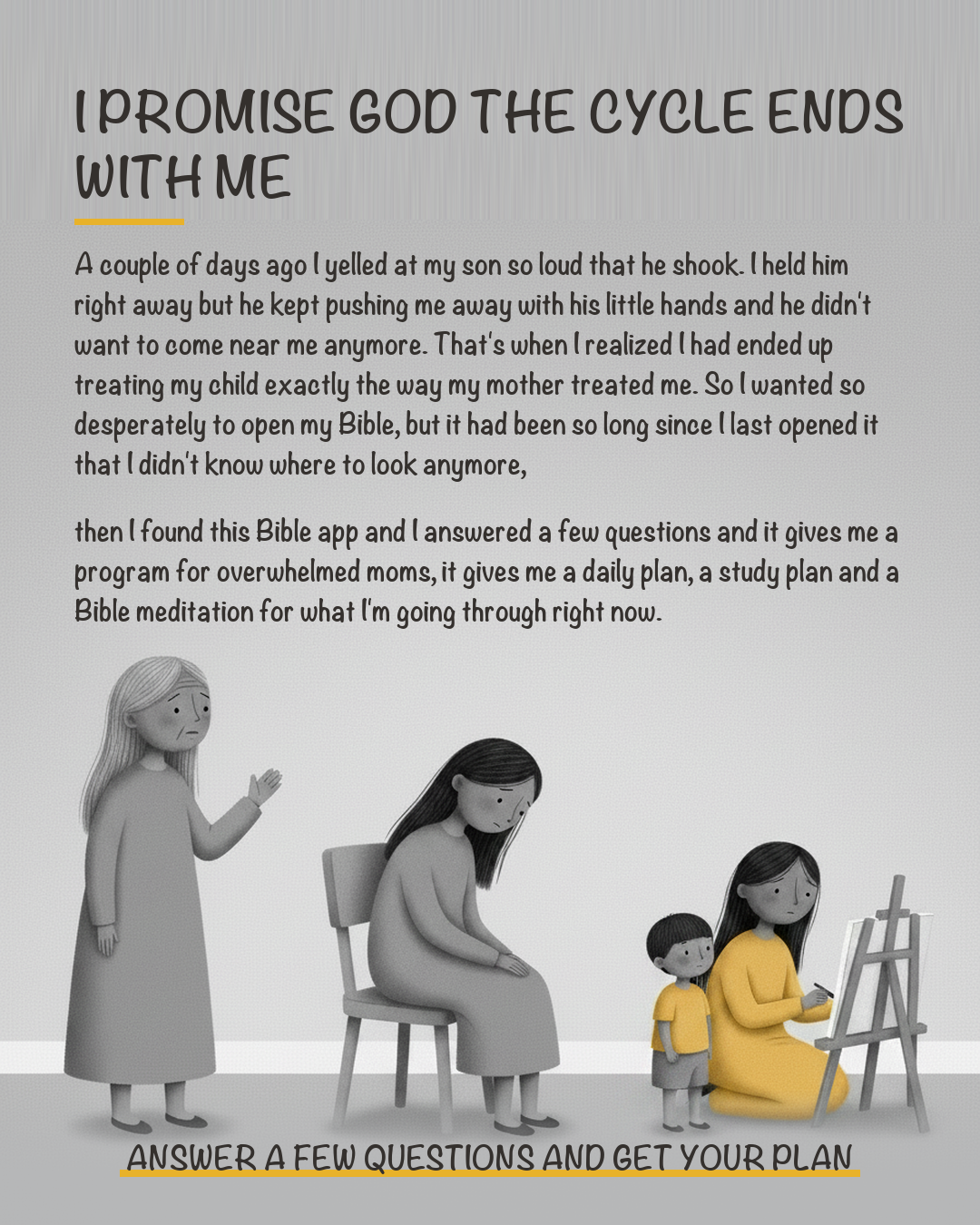 Bible Chat Facebook ad