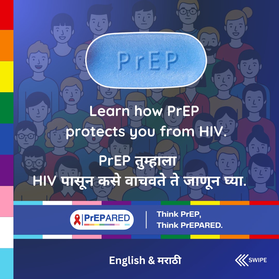 Prepared - an HIV Prevention Initiative Facebook ad: PrEPARED provides information about PrEP in 10+ languages…