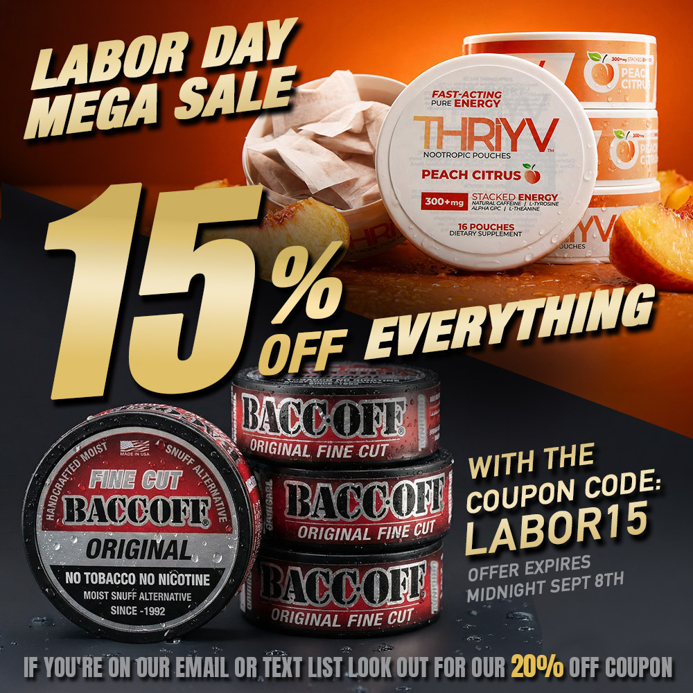 BaccOff Non-Tobacco chew Facebook ad