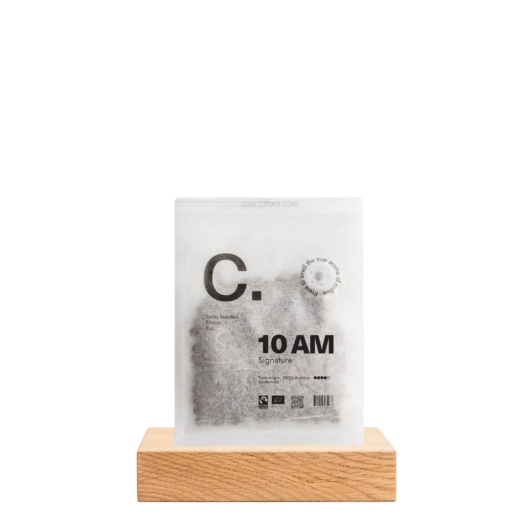 Chronic. Facebook ad: Specialty coffee. Roasted daily in Switzerland.