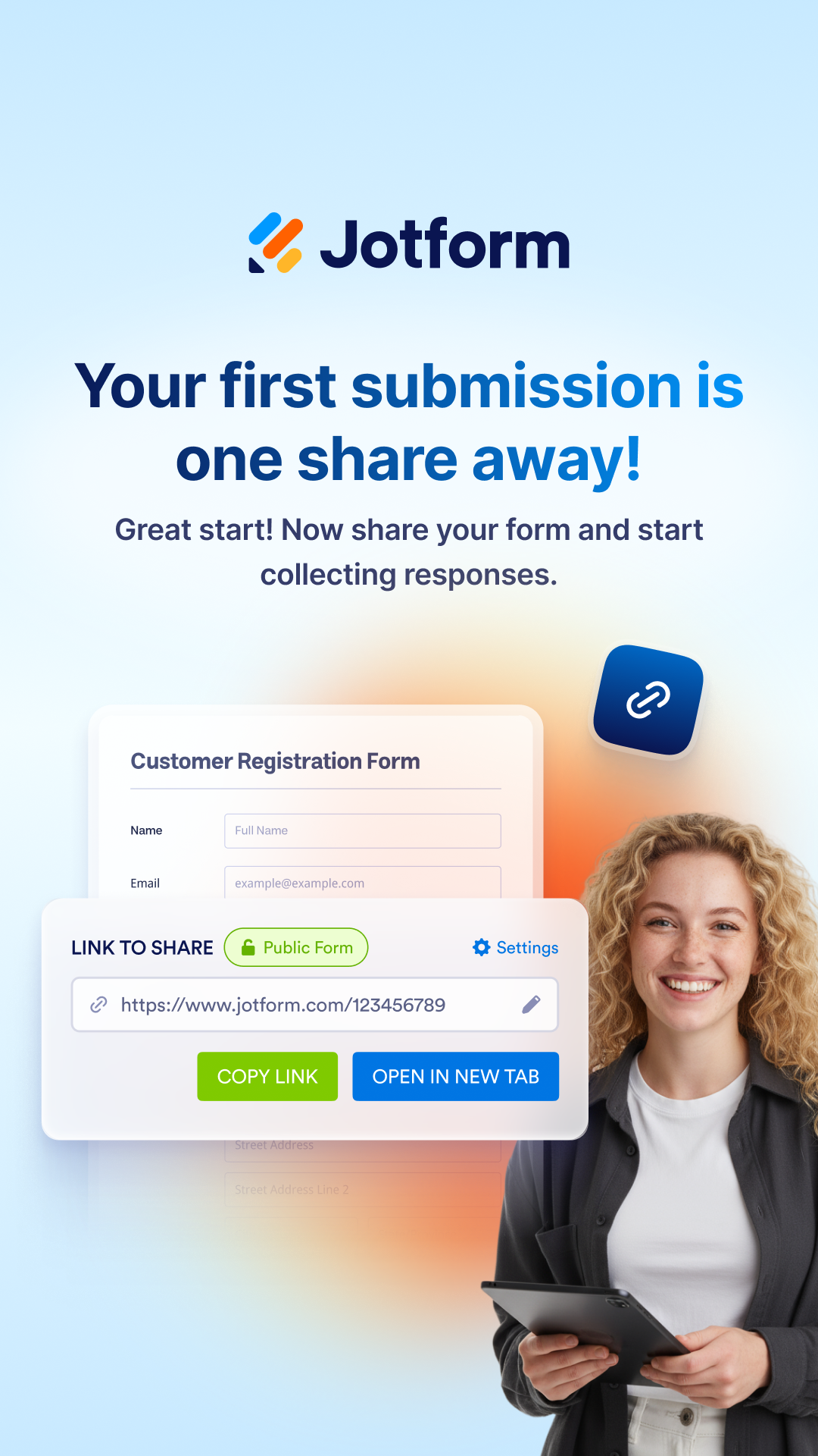 Jotform Facebook ad