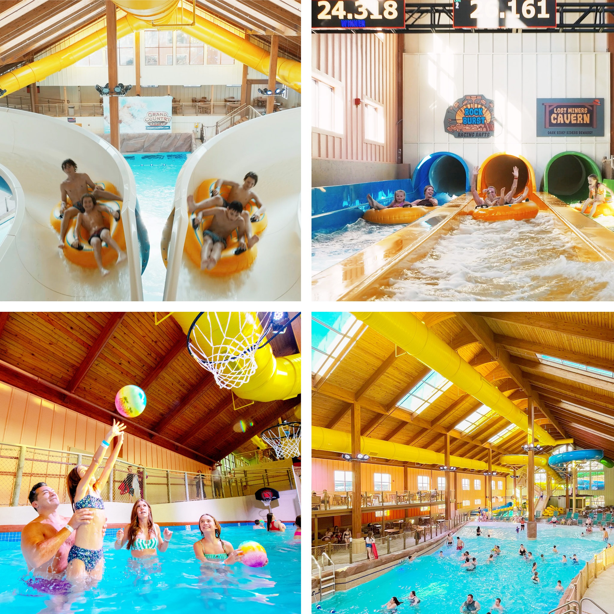 Grand Country Resort Facebook ad: 35% Off - Hot Summer Fun Family Package