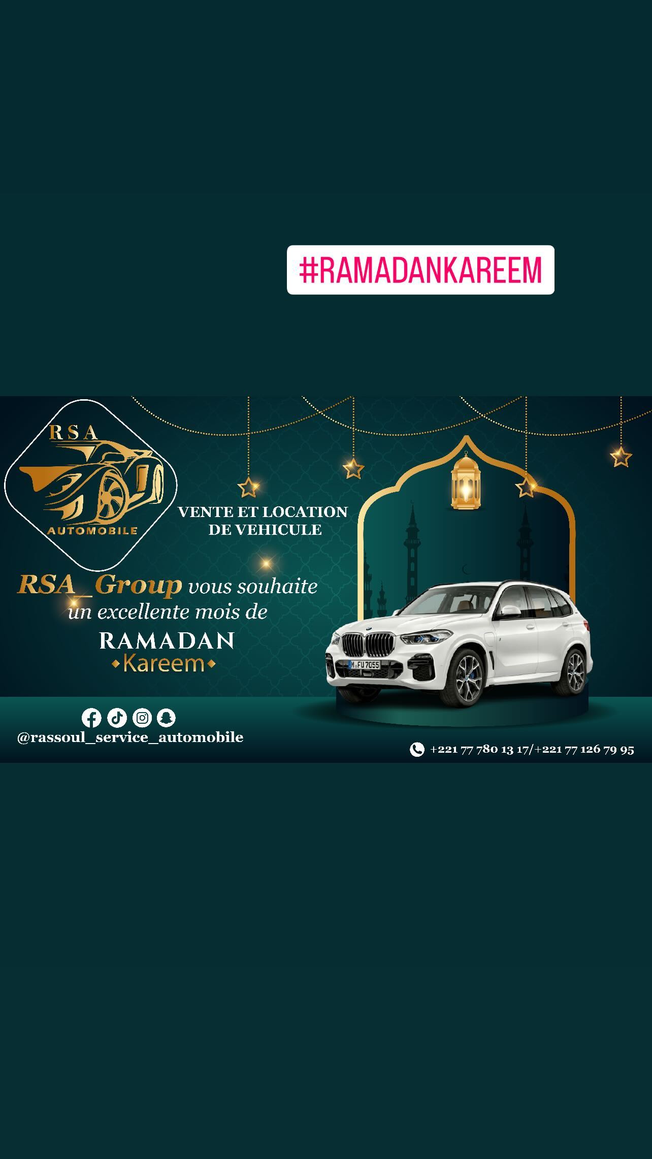 Rassoul Services Automobiles Facebook ad from Mar 14, 2024