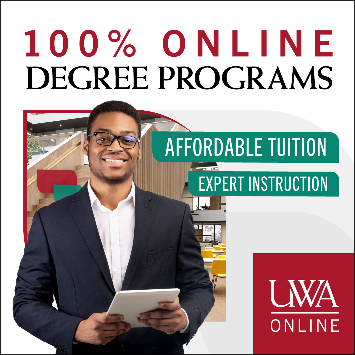 UWA Online Facebook ad